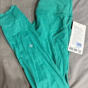 lululemon athletica Teal Leggings NWT